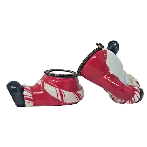 Vintage Ceramic Hinged Trinket Box Holiday Decoration PB194 - Picture 8 of 8